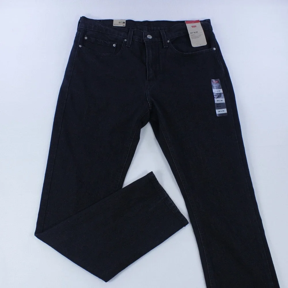 Levi's 511 Slim Fit Men's Jeans – Blackout, Size‎ W34 x L30